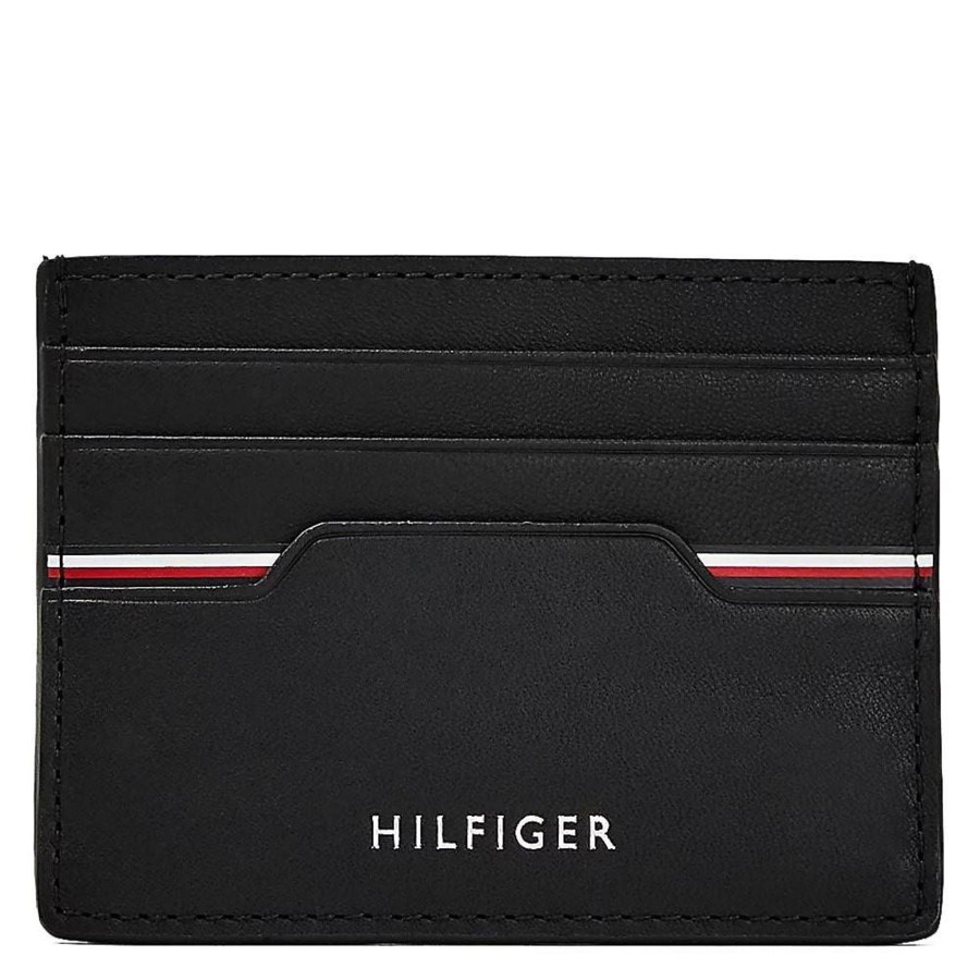 Tommy Hilfiger Porte-Cartes Commuter En Cuir Lisse Avec Logo | Porte-Cartes Homme