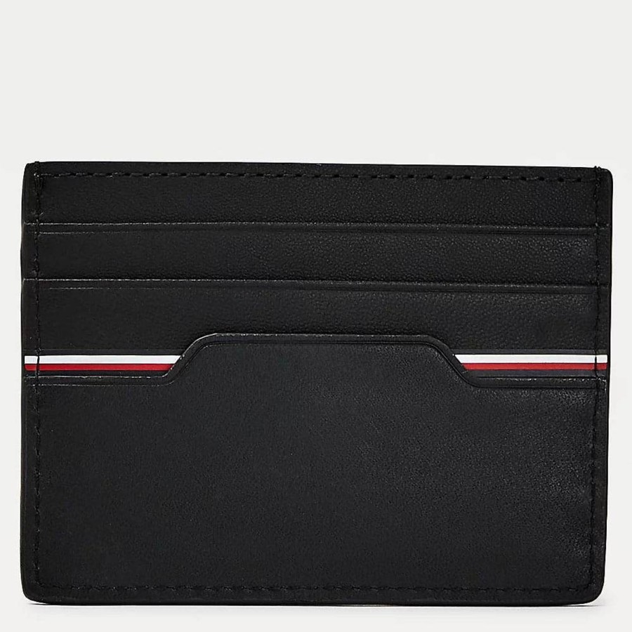 Tommy Hilfiger Porte-Cartes Commuter En Cuir Lisse Avec Logo | Porte-Cartes Homme