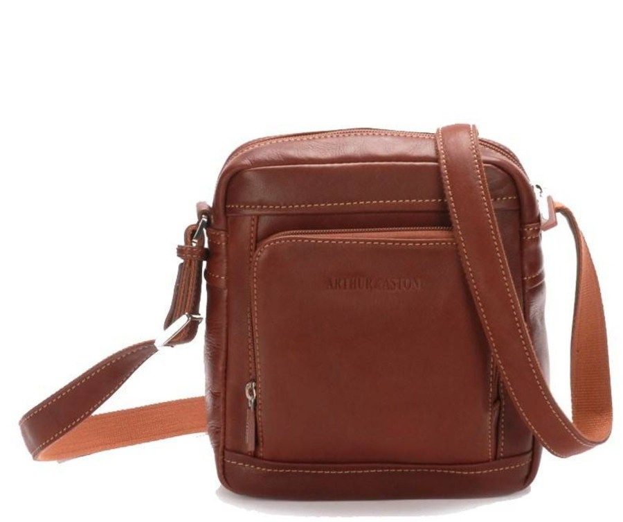 Arthur Aston Sacoche Taille Moyenne Cuir Plonge Pablo | Sac Besace