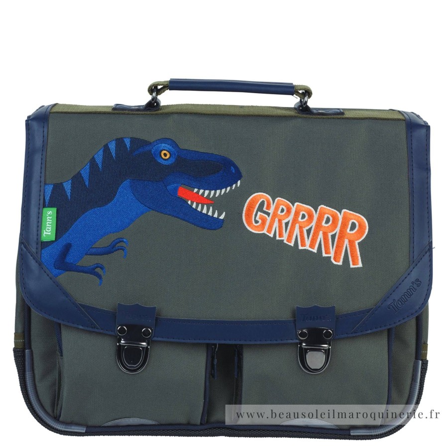 Tann's Cartable 35Cm Oscar Dinosaure (2 Boucles) | Cartable