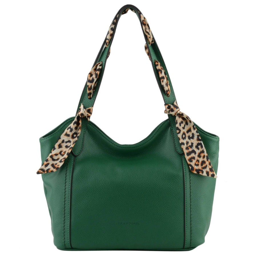 Francinel Sac Shopping Florence Foulard Leopard | Sac Cabas