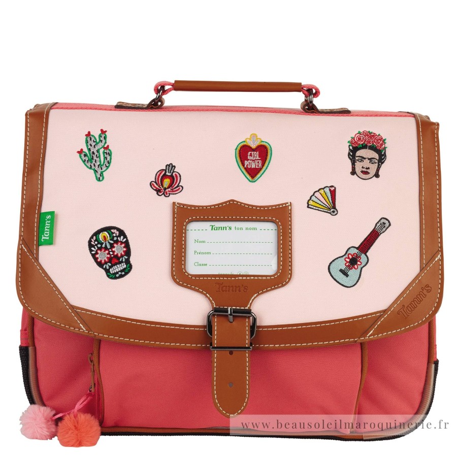 Tann's Cartable 35Cm Adriana Patchs Mexique | Cartable