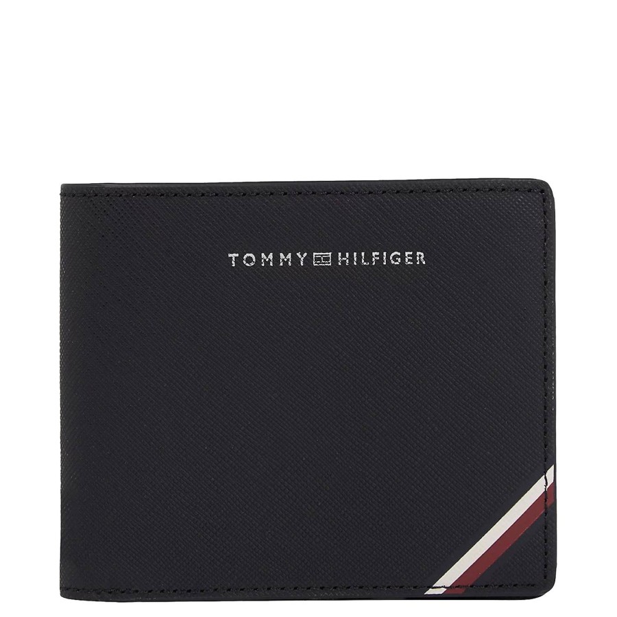 Tommy Hilfiger Portefeuille Central Cuir Effet Texture | Portefeuille Homme