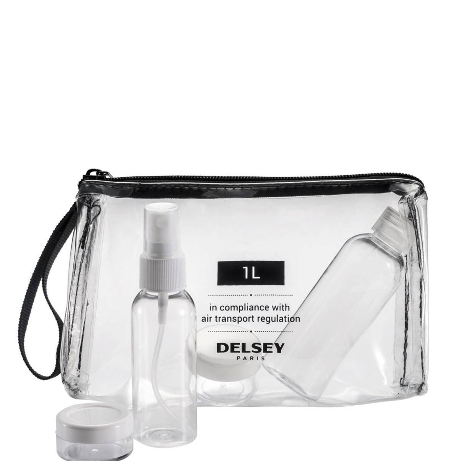 Delsey Kit De Flacons Special Avion 1L | Trousse De Toilette