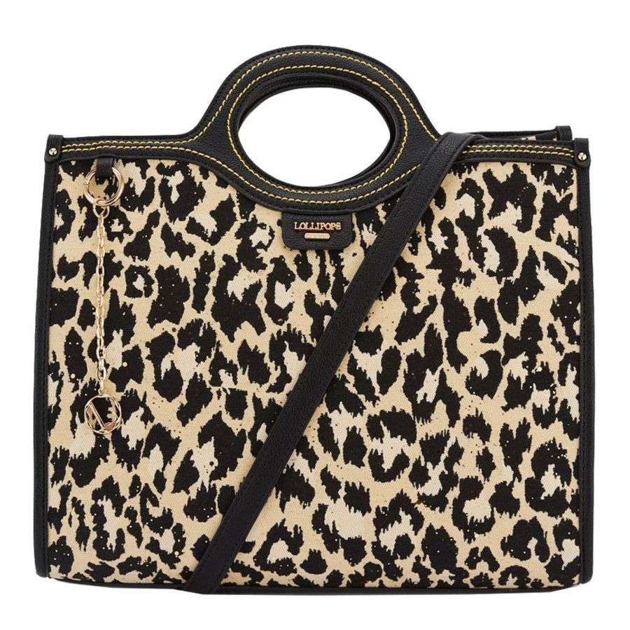 Lollipops Grand Sac Shopper L Nocera Leopard | Sac Cabas