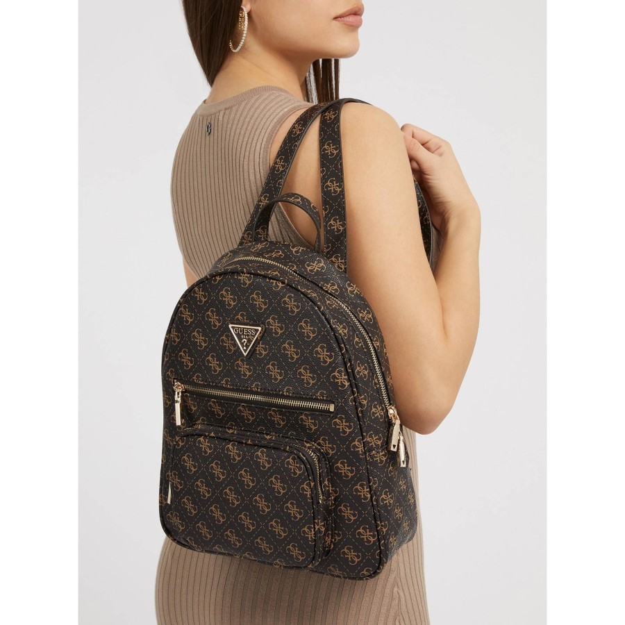 Guess Sac A Dos Eco Elements Logo 4G | Sac A Dos Femme