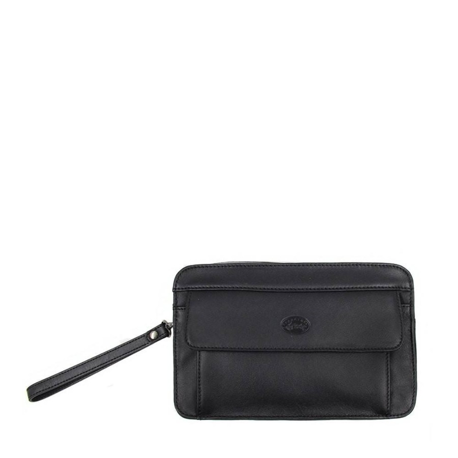 Francinel Pochette Homme London City En Cuir | Pochette De Voyage