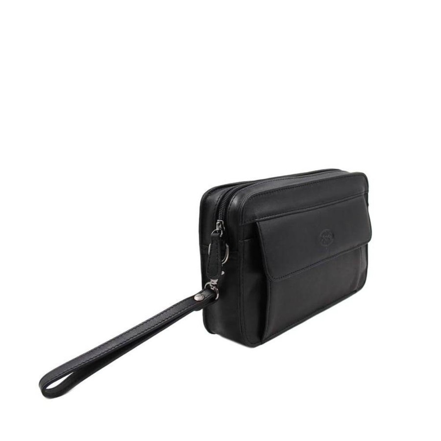 Francinel Pochette Homme London City En Cuir | Pochette De Voyage