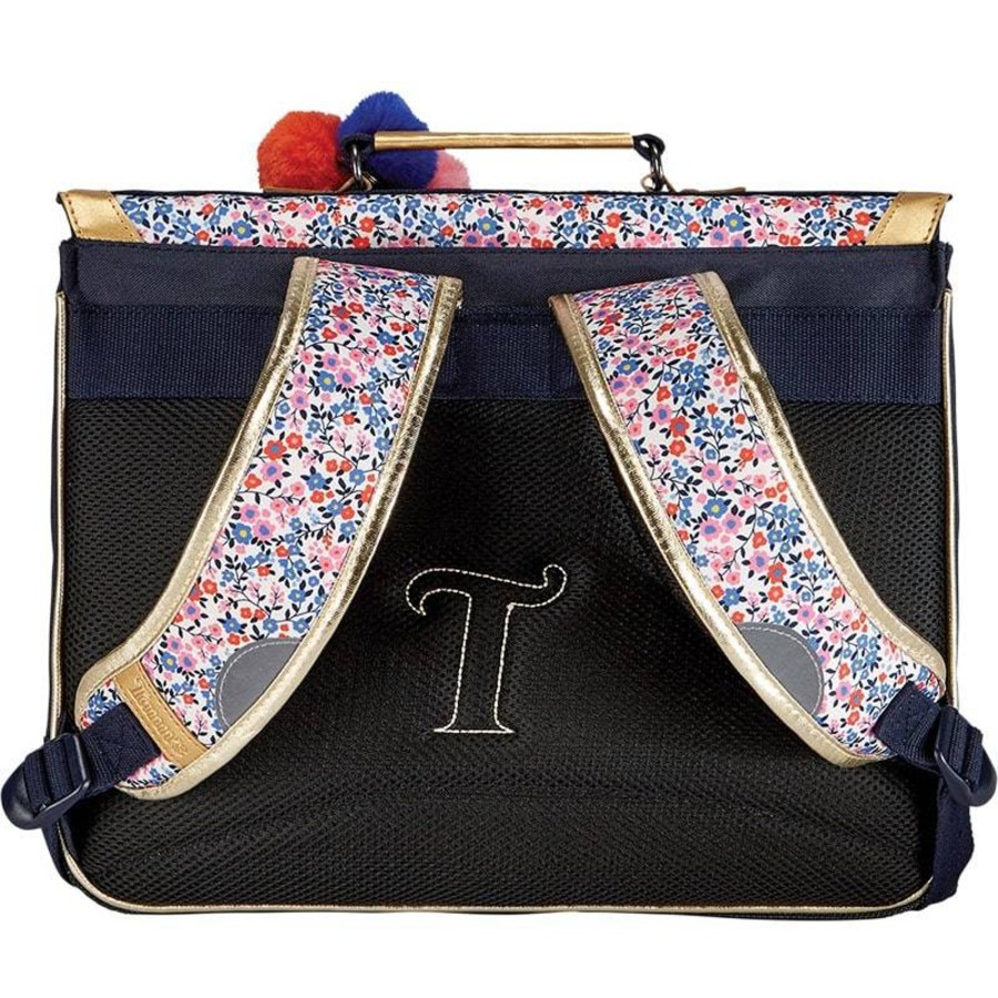 Tann's Cartable 38Cm Antonia Fleurs Et Pompons | Cartable