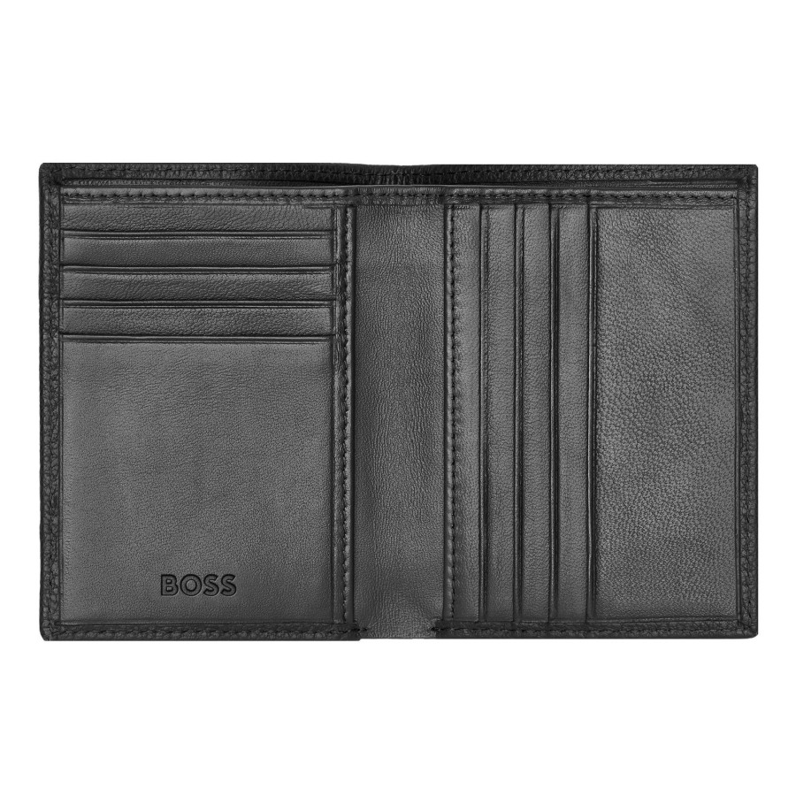 Hugo Boss Porte-Cartes Double Classic Grained En Cuir Graine | Porte-Cartes Homme