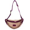 Mila Louise Sac Banane Petra Los Textile Tisse Lurex | Sac Banane Femme